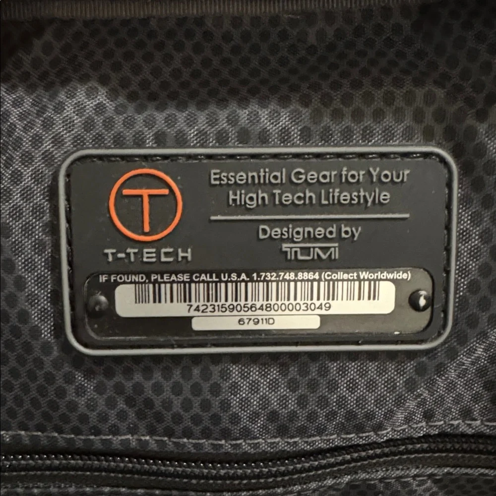 Tumi T-Tech Essential Gear Messenger Bag Shoulder Strap Trolley Sleeve Black